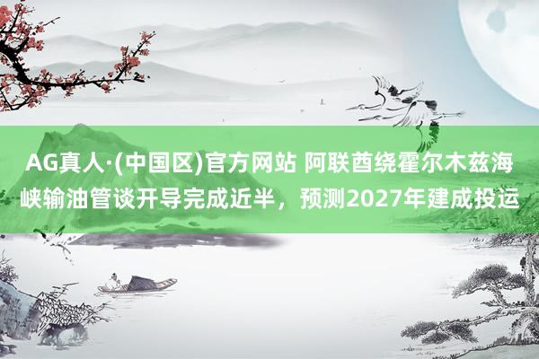 AG真人·(中国区)官方网站 阿联酋绕霍尔木兹海峡输油管谈开导完成近半，预测2027年建成投运