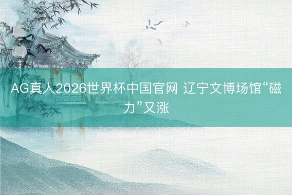 AG真人2026世界杯中国官网 辽宁文博场馆“磁力”又涨